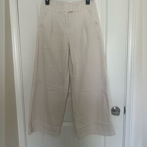 American Eagle Outfitters Cream Trousers